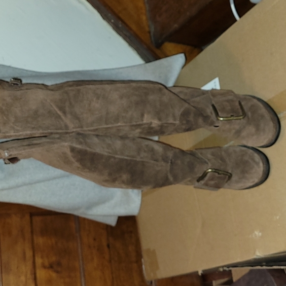 Seude Leather Boots size 9 - Picture 4 of 4